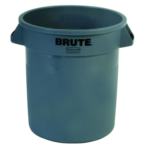 Brute - 10 Gallon Round Container - Double-ribbed base